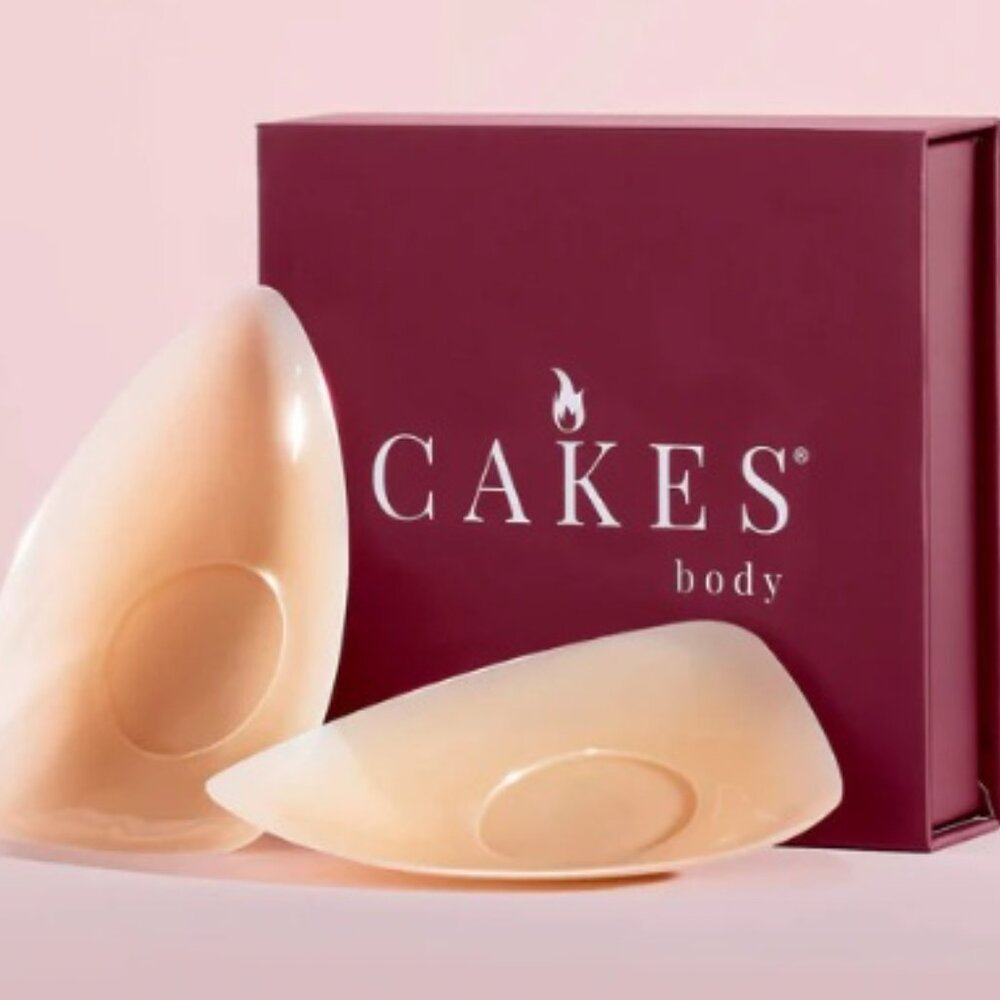 Cakes Body Nipple Covers - Triangles - Sticky -  Honey - Size OG NEW